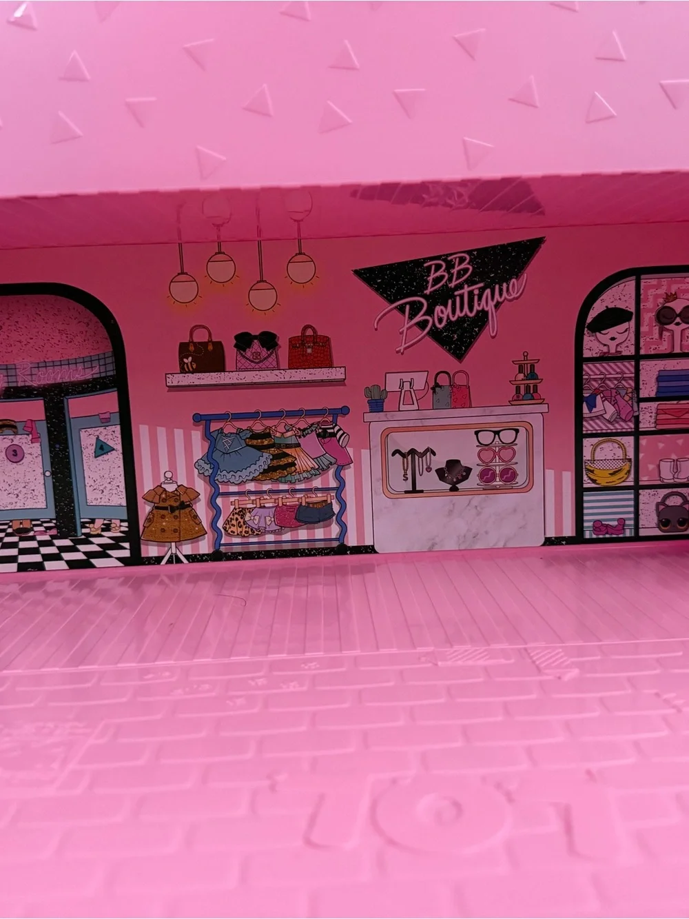 L.O.L. Surprise! Pink Glitter Stacking Makeup Organizer
